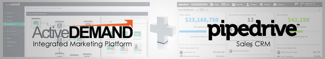 ActiveDEMAND integration with Pipedrive CRM