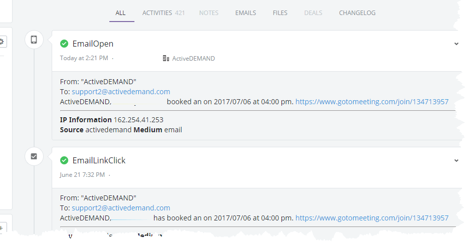 See All Email Activity In Pipedrive